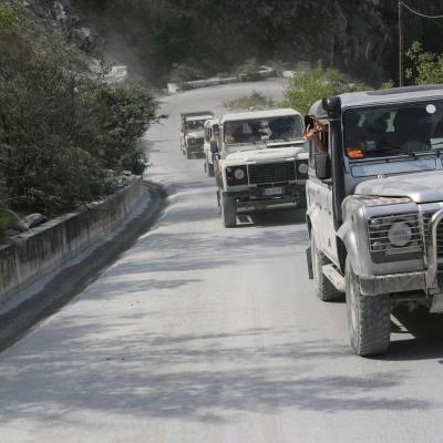 Toskana Carrara Firmenausflug Jeep Steinbruch Viptrip