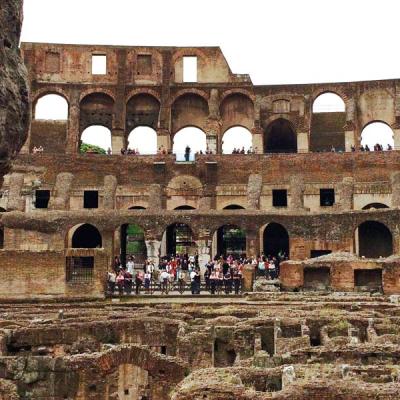 Roma Kolosseum: die andere Sicht